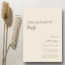 Search for rustic winter engagement party invitations Modern