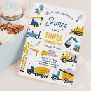 Search for construction party invitations Dump truck party