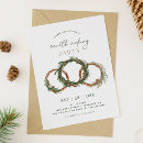 Search for wreath christmas invitations exchange