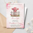 Search for highland cow baby girl shower invitations Country