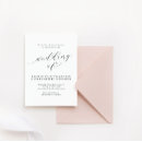 Search for simply elegant wedding invitations Calligraphy