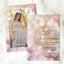 Recherche de modern quinceanera invitations Rose vif