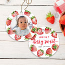 Search for strawberry ornaments Watercolor