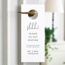 Search for do not disturb door hangers weddings