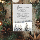 Search for forest green bridal shower invitations Winter