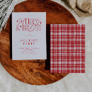 Search for rustic christmas invitations Red