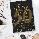 Recherche de black and gold invitations Typographie