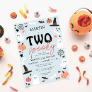 Search for two spooky birthday invitations Cute