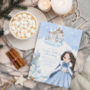 Search for ice princess invitations Blue