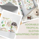 Recherche de aquarelle papier cadeau Animaux