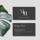 Search for charcoal business cards Hairdresser