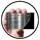 Search for metal business cards construction