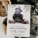 Recherche de chaudron sorcières cartes postales Baby shower éffrayant