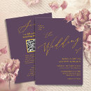 Search for mauve invitations Qr code