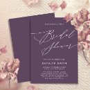 Recherche de purple bridal shower invitations Mauve