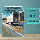 Search for funny truck driver cards Trucker