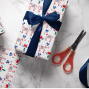 Recherche de rennes papier cadeau Rouge