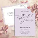 Recherche de purple bridal shower invitations Mauve