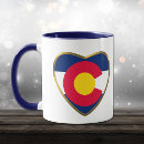 Search for flag of colorado mugs Heart