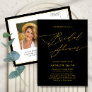 Search for black bridal shower invitations Chic