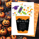 Search for candy halloween invitations Trick or treet