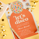 Search for 70s disco birthday invitations Lets disco party