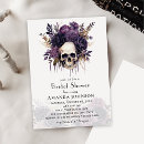 Recherche de crâne gothique invitations Foncé