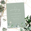 Search for simple calligraphy rustic greenery wedding invitations Botanical garden