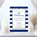 Search for white and silver christening invitations Elegant