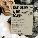 Search for scary halloween birthday invitations Costumes and cocktails