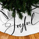 Search for black and white tree skirts Typography