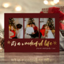 Search for wonderful life christmas cards Red