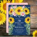 Recherche de rose rose bleu marine invitations Boho