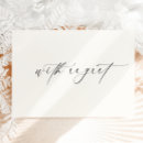 Recherche de regrets vœux cartes Élégant