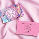 Recherche de couleur violette cartes visite Customer