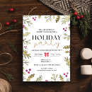 Recherche de holly noël invitations Festif