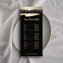 Recherche de restaurant menu cartes publicitaires Chef
