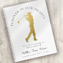 Search for memorial notebooks In loving memory