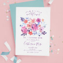 Search for toddler girl birthday invitations Floral