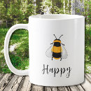 Search for happy bee mugs Cute