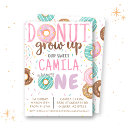 Search for doughnuts invitations Cute watercolor doughnuts