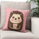 Search for hedgehog pillows Girl