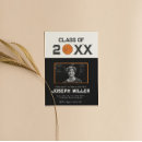 Search for basketball graduation invitations Black