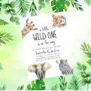Recherche de partie jungle baby shower invitations Animaux de safari