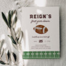 Search for sports 1st birthday invitations First year down