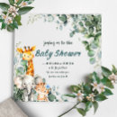 Search for baby tiger invitations Greenery