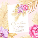Recherche de boho baby shower invitations Aquarelle florale