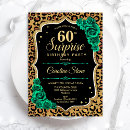 Search for leopard 60th birthday invitations For her