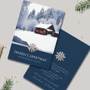 Recherche de cabin christmas cards Montagnes enneigées