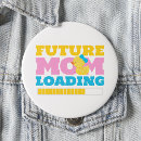 Recherche de future maman badges Baby shower